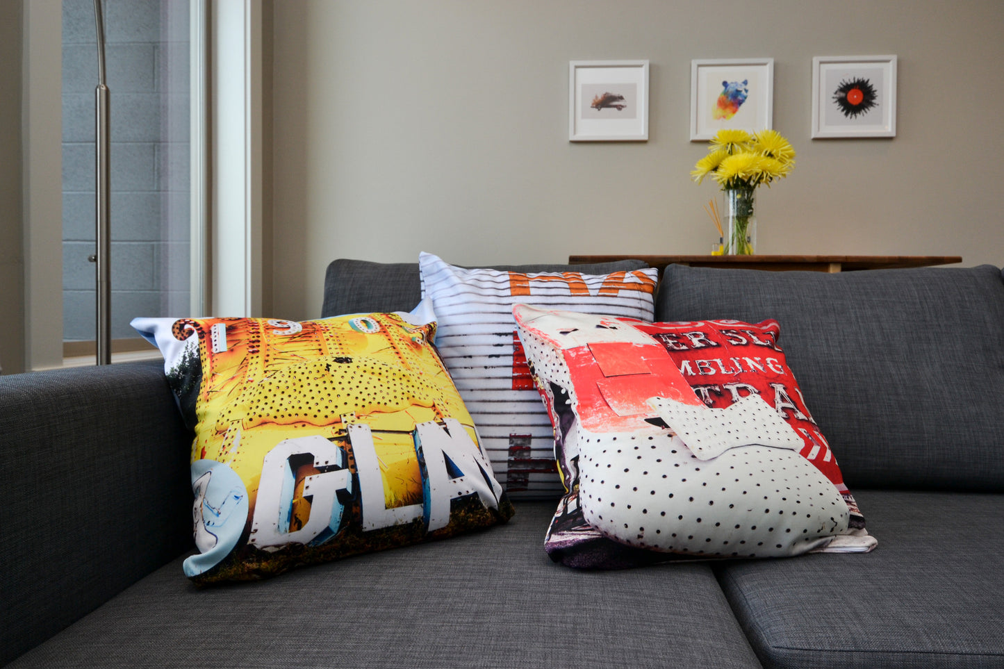 Throw Pillow GOLDEN NUGGET + SILVER SLIPPER