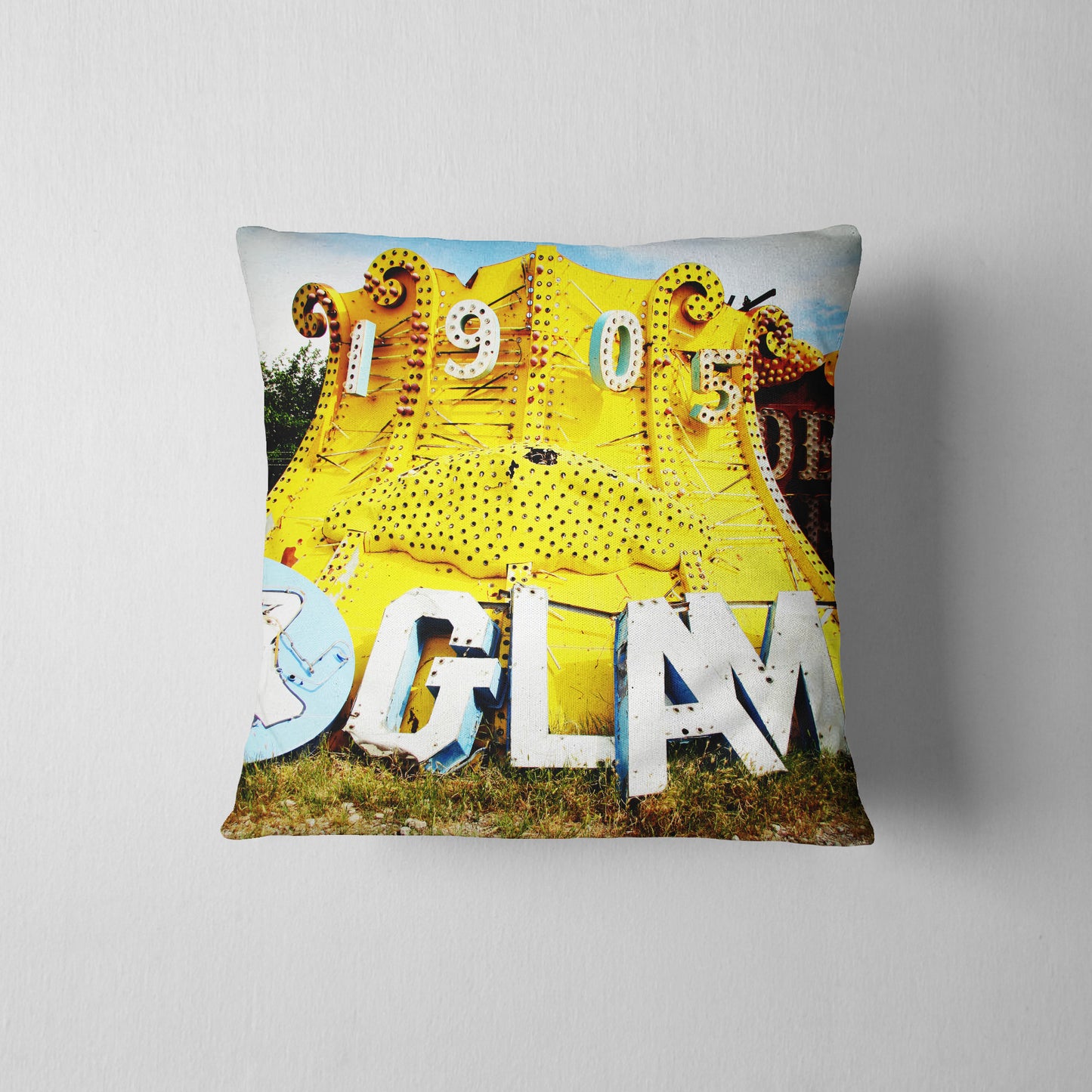 GLAM + MOTEL Throw Pillow