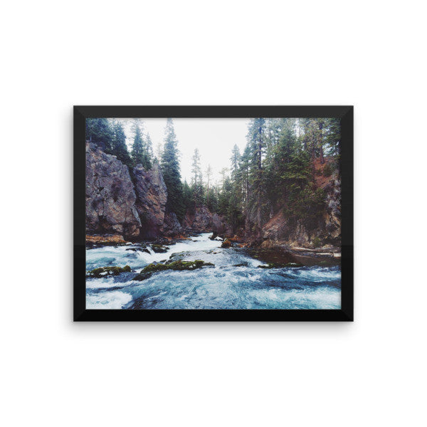 Framed "Oregon wonderland" original print