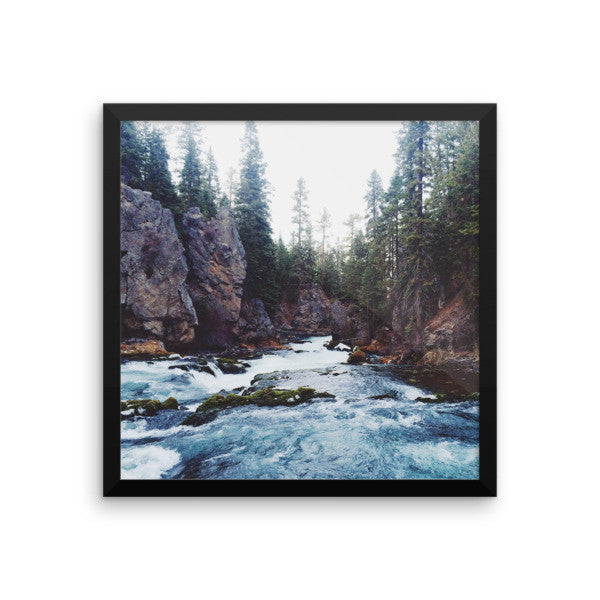 Framed "Oregon wonderland" original print