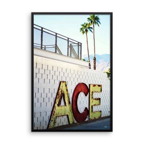 Framed ACE original photo