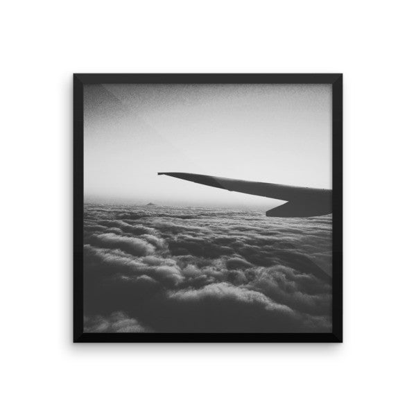 B+W Framed Print "Take Me Away"