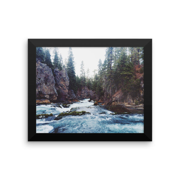 Framed "Oregon wonderland" original print