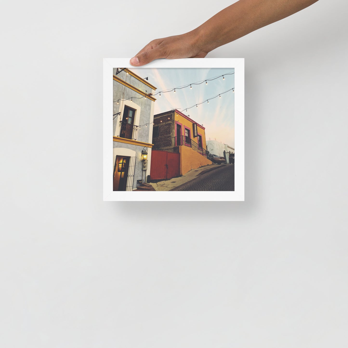 Streets of Los Cabos - Framed photo paper poster