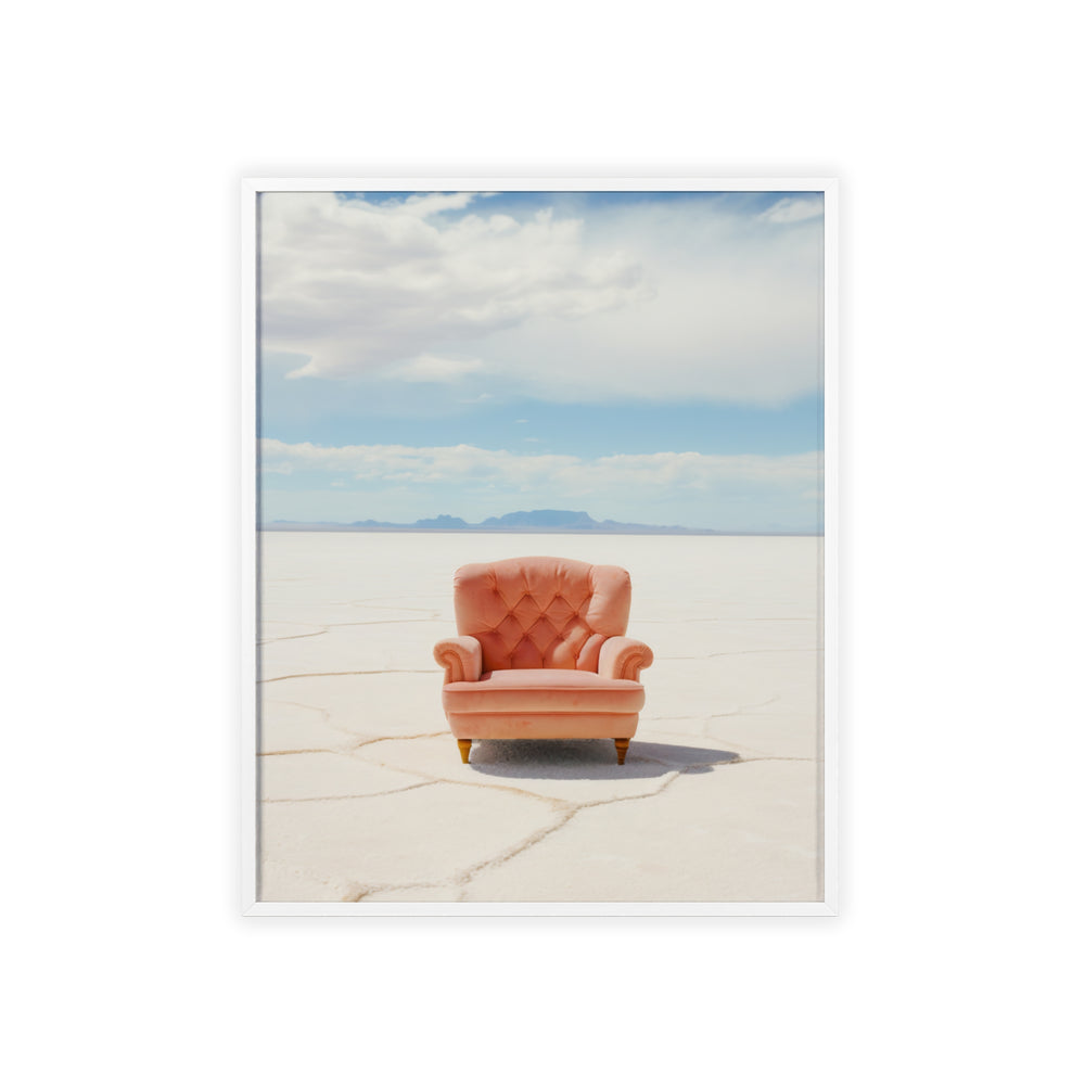 Chair in the Wild – Mid-Century Modern Framed Print