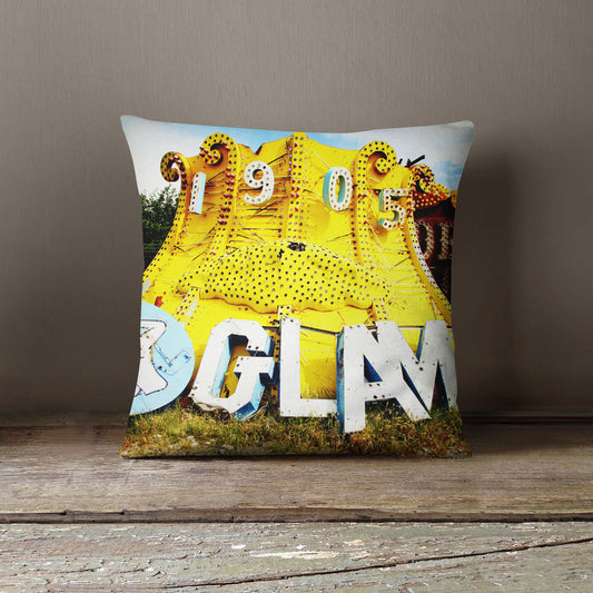 GLAM + MOTEL Throw Pillow