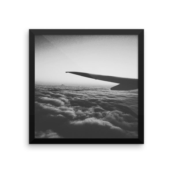B+W Framed Print "Take Me Away"
