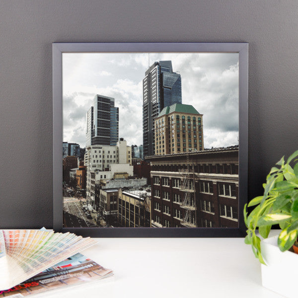 Framed "Downtown PDX" print