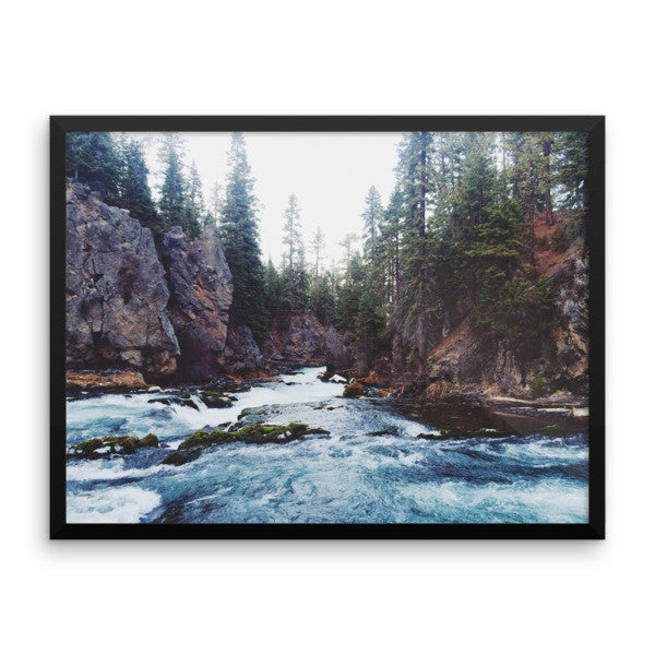 Framed "Oregon wonderland" original print