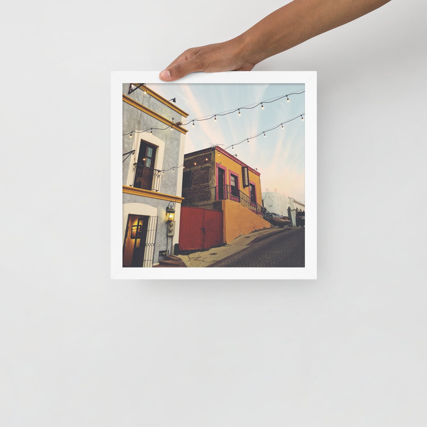 Streets of Los Cabos - Framed photo paper poster
